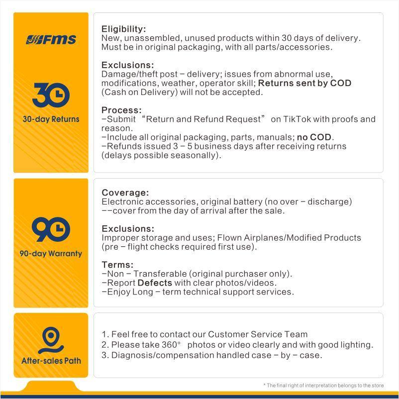FMS 2000mm (78.7") Beaver V2 Seaplane PNP（PNP = plane only）