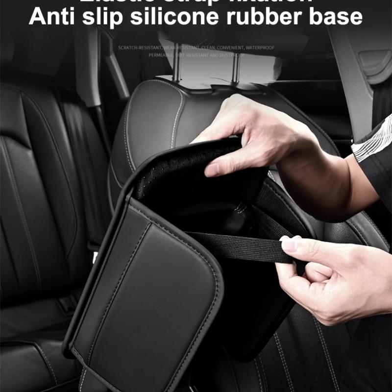 PU Leather Car Center Console Protector Cover, Armrest Storage Box Mat Cover for Dodge Durango RAM 1500 Charger Caliber Journey