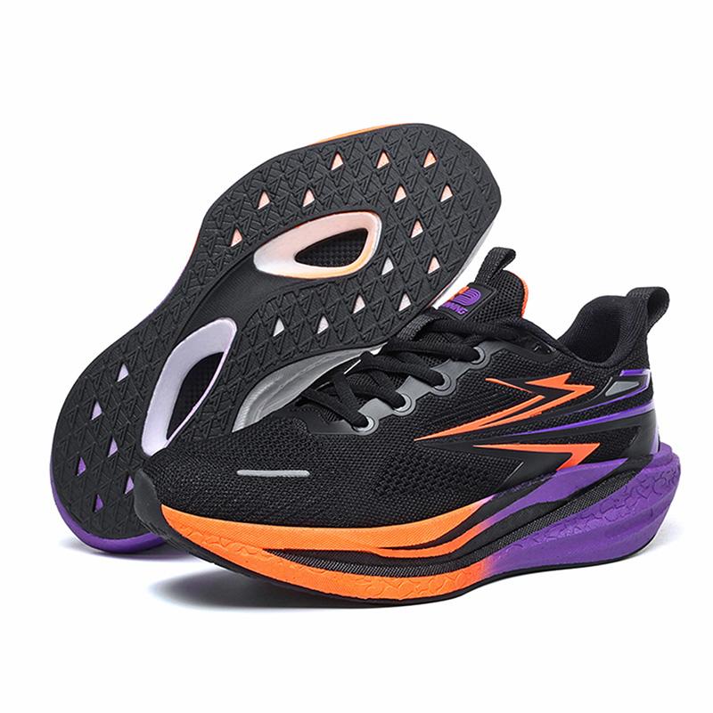 New Men's Lightweight Cushioned Athletic Running Shoes, Breathable Mesh Gradual Thick Sole, Soft Elastic Outsole Anti-Slip Durable, Multi-Color Options