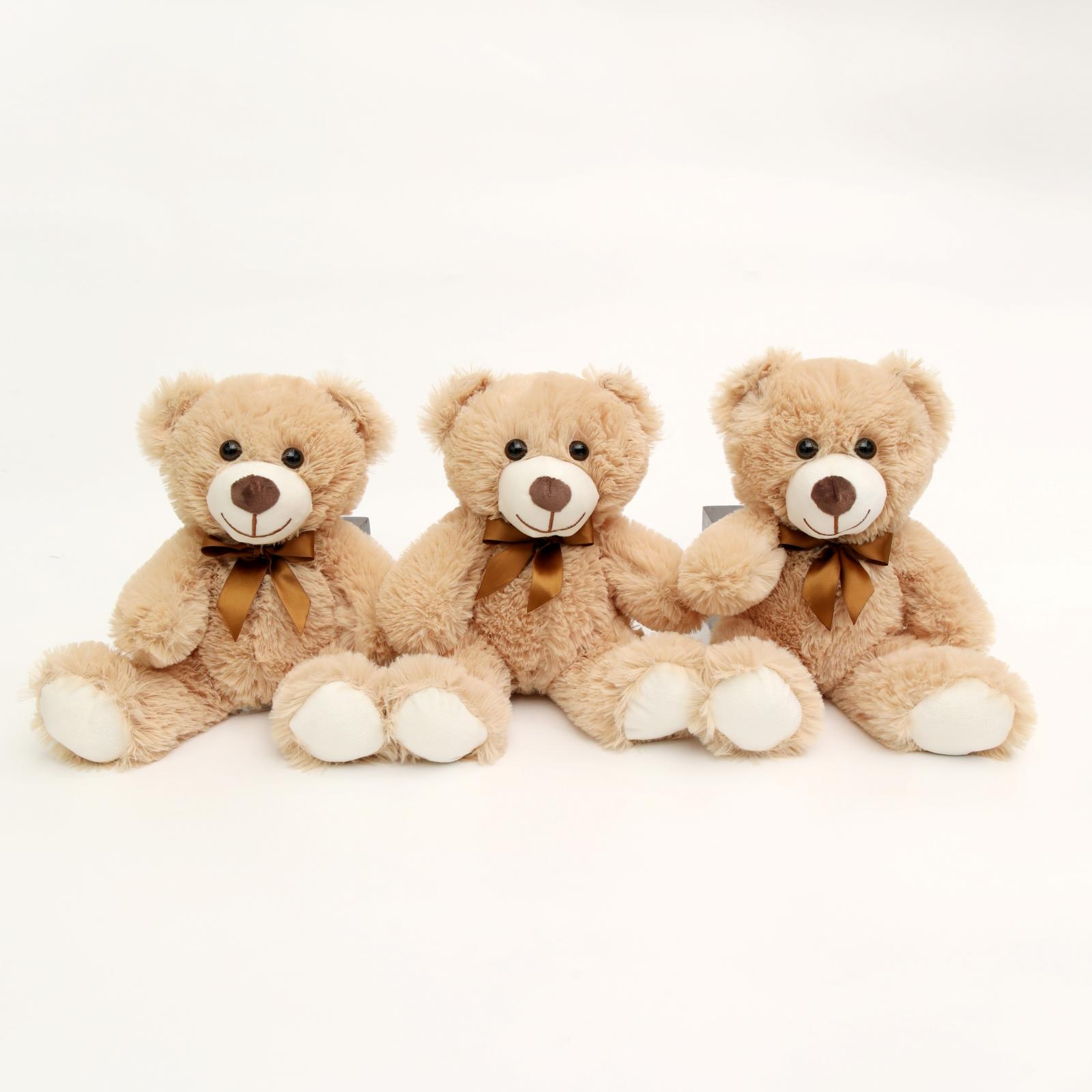 3 Pack Teddy Bears Bulk Teddy Bear Stuffed Animal Baby Shower Bear Plush Gifts for Christmas Valentine's Day Mother's Day for Kids Gift or Wedding Decorations, Teddybear