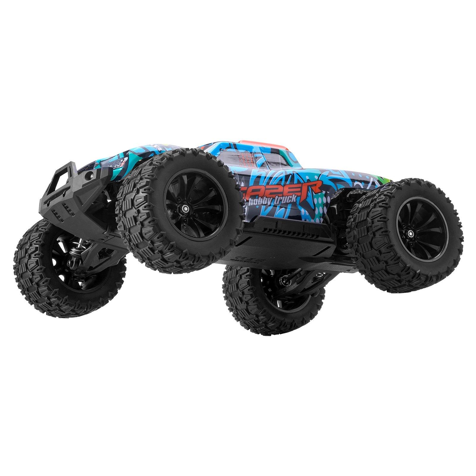 VEVOR Remote Control Car, 1: 14 Scale RC Car for Kids, All Terrain 4WD Off-Road Truck with 1 Extra Car Shell, 45 Wheelie Adjustable Speed, 42 km/h Hobby RC Car Toy, for 8+ Year Boys Girls