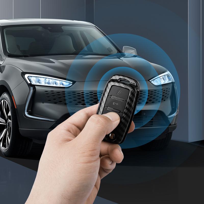 Abs Carbon Fiber Car Key Case for Volkswagen Polo Tiguan Passat B5 B6 B7 Golf 4 5 6 Mk6 Jetta Lavida Skoda Rapid Car Key Protector