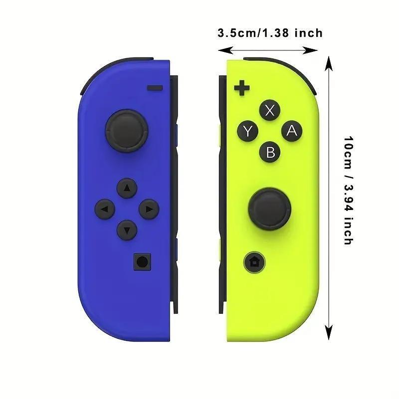 Wireless Controller for Game Handheld, Compatible with Switch Lite Oled, Dual Vibration Function, Cool Replacement Accessory