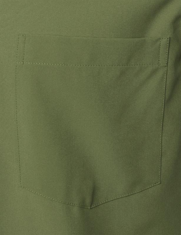 ZEROYAA Men's Regular Fit Orange Dress Shirt Solid Wrinkle-Free Long Sleeve Casual Business Button Up Shirts with Pocket Camisa de Vestir Mens 4th of July Shirt Sublime Shirt Beige Top Polyester Fabric