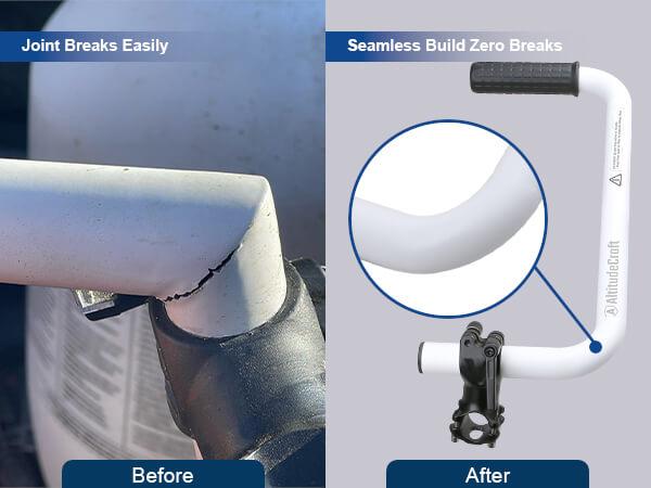 AltitudeCraft Upgraded Trimmer Handle – Ergonomic Back Saver Lawn Cutting Handle Grip, Universal Grass & Weed Trimmer Handle for Easy Yard Work – Garden Tool (Patented)