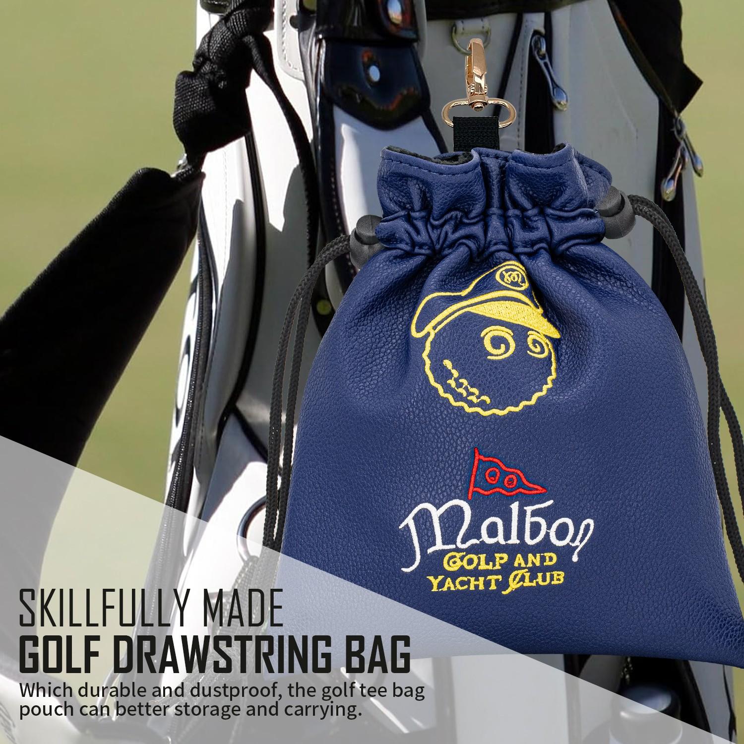 Portable Golf Ball & Stand Bags with Drawstrings Golf Pack, Durable Club Accessories for Men Women, Ideal Gift for Golf Enthusiasts