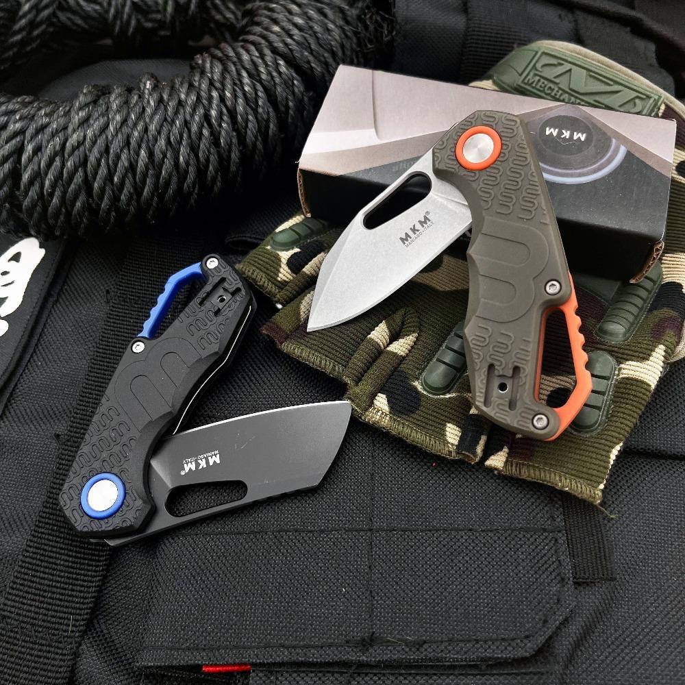 F0332 Mini Folding Knife with 8Cr13Mov Blade and Nylon Fiber Handle—EDC, Survival, Camping, Outdoor Survival Gear, Multi-Purpose Knife; Pocket-Sized Outdoor, Hiking, Rescue Tool Multi Functional Knives, Survival Equipment