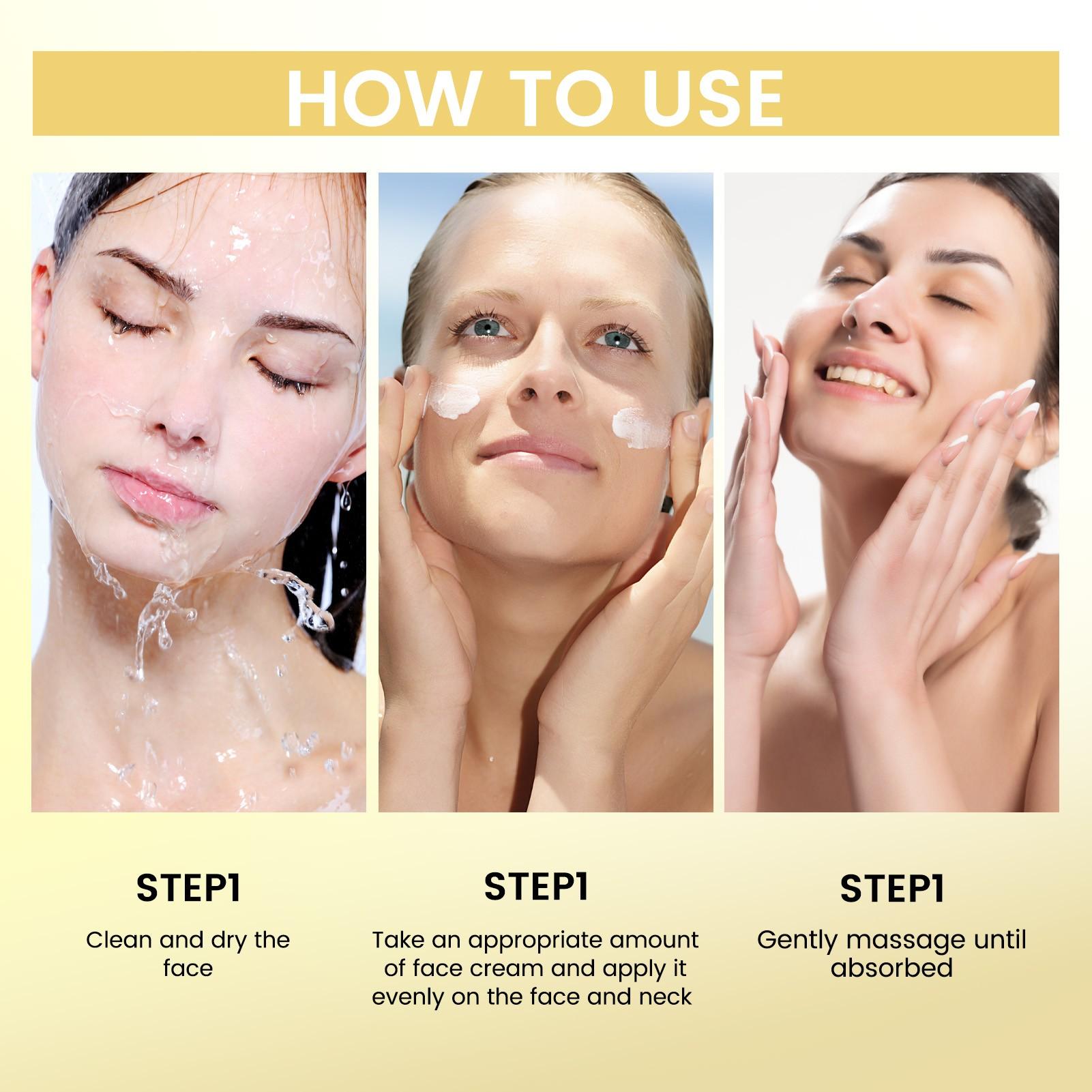 Collagen Peptide Anti-Wrinkle Cream, Niacinamide & Hyaluronic Acid, Firming & Brightening, Long-Lasting Moisture, Unisex Daily Skincare