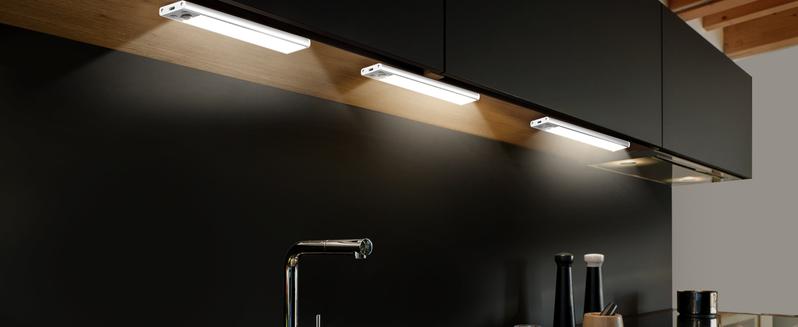 Closet Lights, 4 Pack LED Rechargeable Under Cabinet Lighting Wireless, 3 Color Temps Under Cabinet Lights, Dimmer Motion Sensor Light Indoor for Pantry,Christmas Decorations， Kitchen, Bedroom,  (4 Pcs)