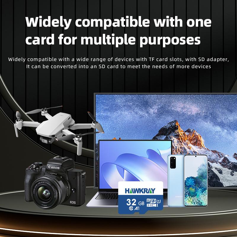 Hawkray 32g High-Speed TF Memory Card Surveillance Camera Micro SD Card Driving Recorder Memory Card Camera Mobile Phone Computer Memory Universa