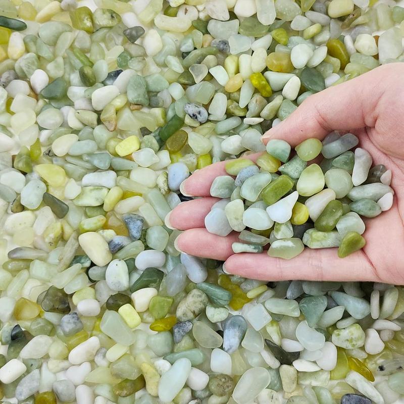 2 lbs Pea Gravel - 3/8 Inch Small Pebbles Rocks for Indoor Plants, Succulents, Cactus, Fish Tank, Terrarium, Landscaping and Decorative Stones(32 oz, 6-9 mm)