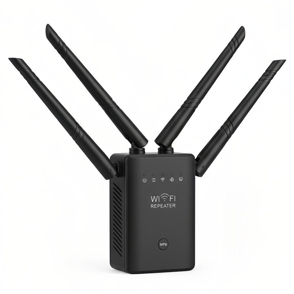WiFi Extender, Enterbon Wi-Fi Booster, Covers 9000 Sq. Ft, Supports 35 Devices, Includes Ethernet Port, Easy Setup
