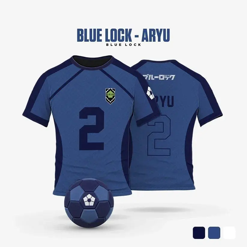 Anime Blue Lock Jersey 3D Print Nagi Soccer T-Shirts Men Women Short Sleeve Sports Tee Y2k Top Cosplay Blue Lock Football Top