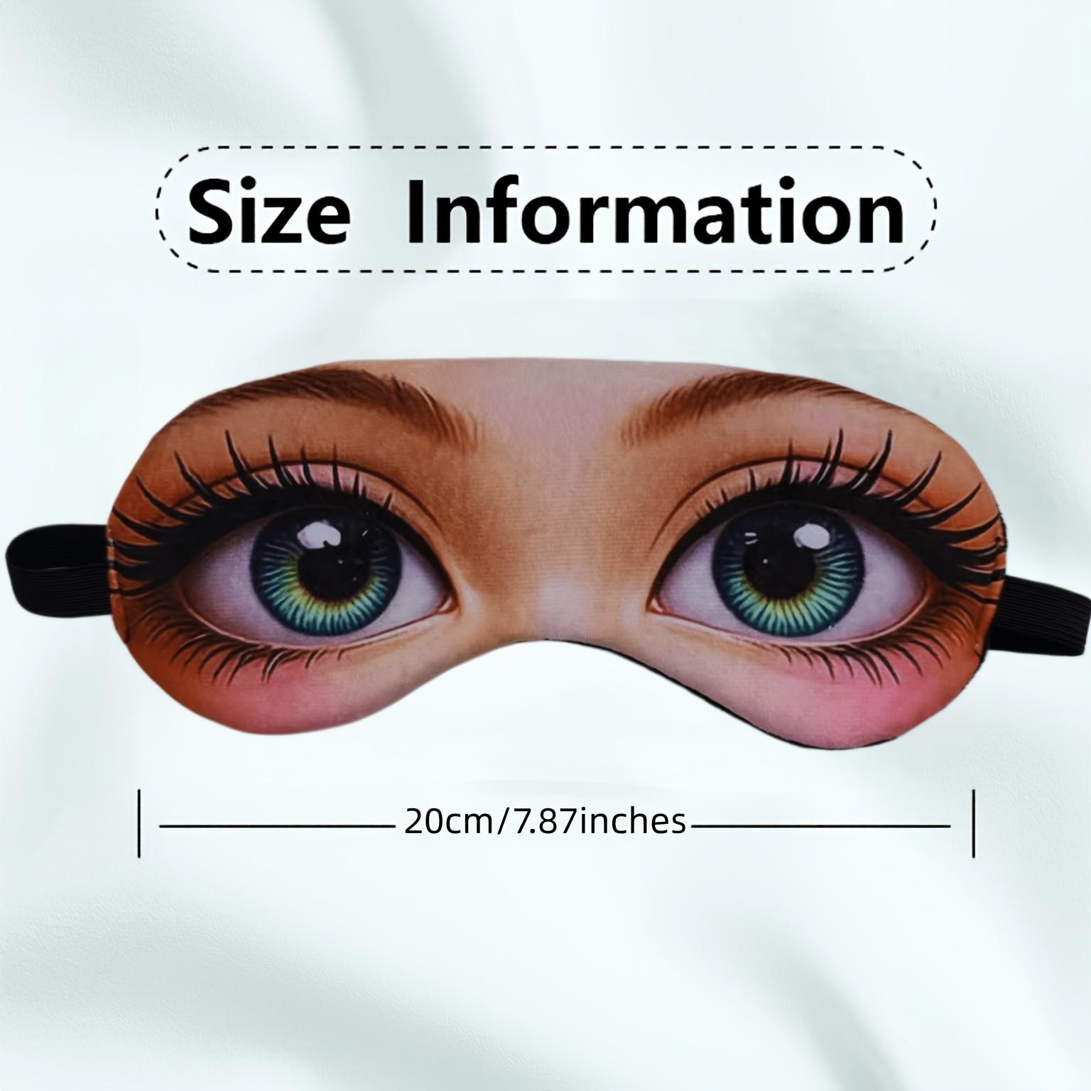 Cute Cartoon Eye Mask, Soft Comfortable Breathable Sleep Eye Mask, Perfect for Naps and Travel, Office Rest Gift, Fun Accessory