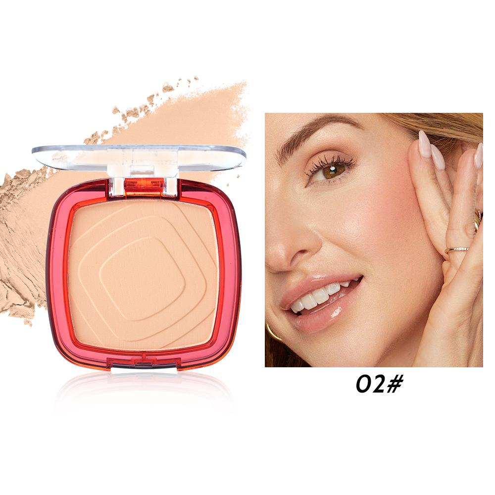 Rosalwee Long-Lasting Makeup Powder, Oil-Control Waterproof, 24h Fresh Wear, Natural Soft Focus, Setting & Touch-Up, Solid Form