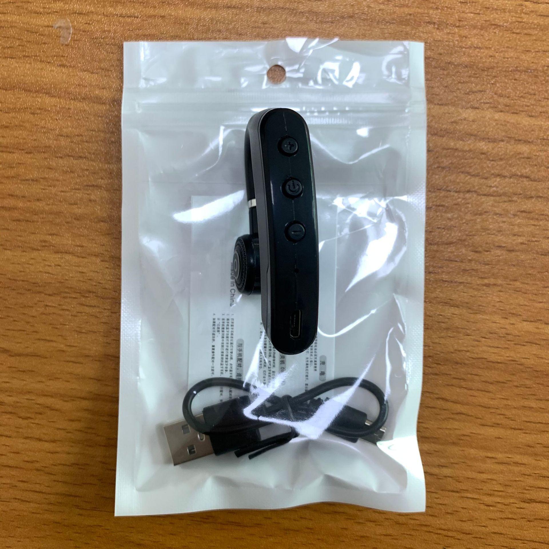 Car Bluetooth Earpiece with Ear Design Stereo Sound HD Clear Call Stable Fit for Safe Driving