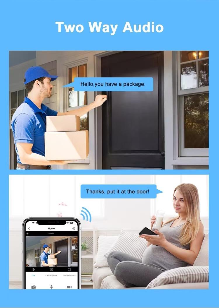 Light Bulb Security Camera with LED Flood Light 1080P, 2.4GHz Wireless WiFi Light Socket Security Cameras, 355° Pan/Tilt Smart Lightbulb Cam Human Motion Detection Alarm Colour Night Vision Works with Alexa