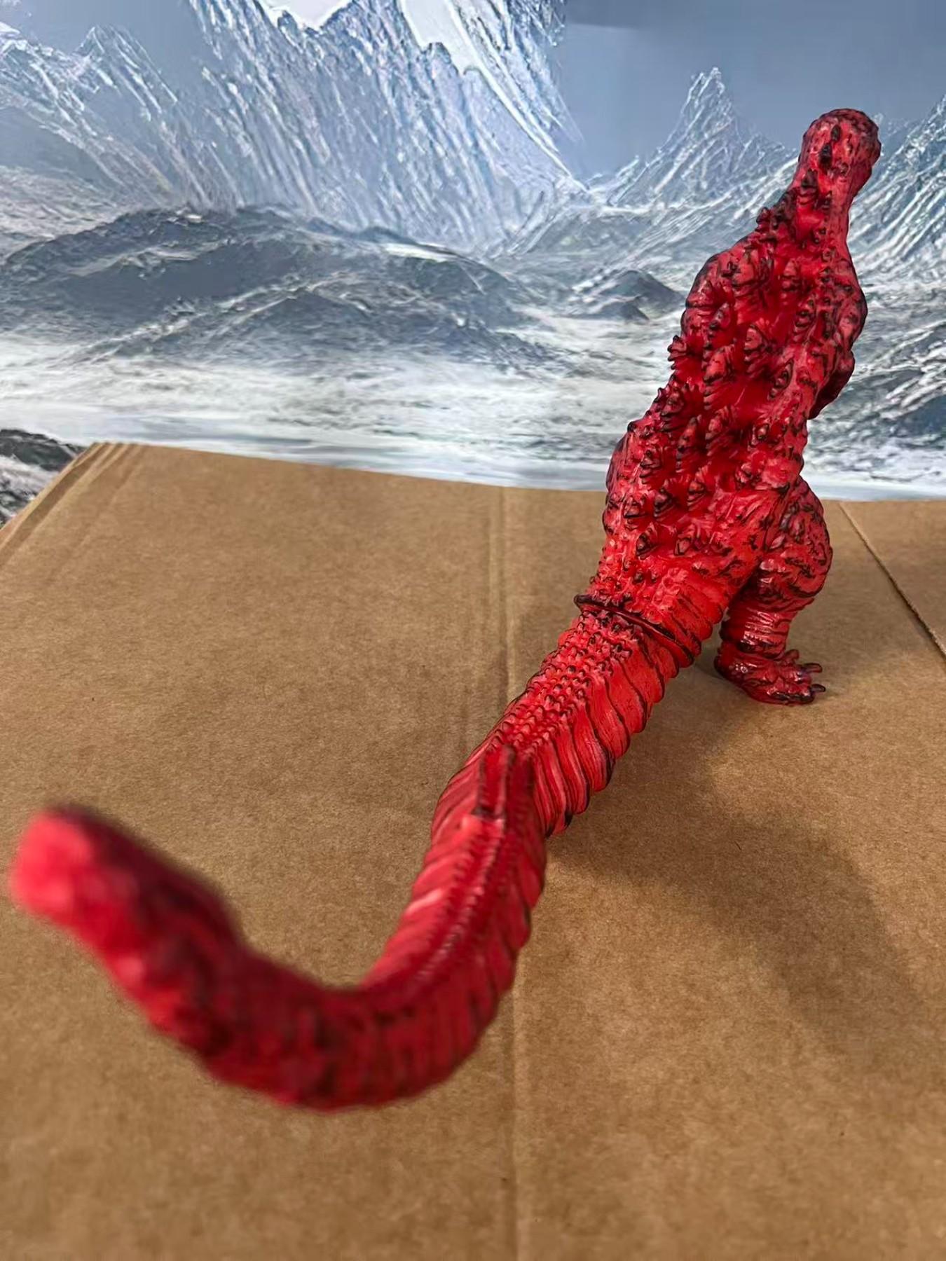 Long-Tailed Lotus Dinosaur Figurine, 3D Monster Decoration Model, Adult Hobby Collection, Birthday Gift, Unique Decorative Piece