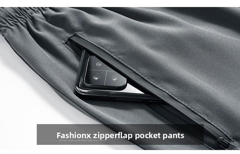Men's 5-Pack quick drying close fitting sports and leisure gym shorts with breathable bottom, zipper pocket, elastic waistband, multiple sizes, suitable for fitness and outdoor wear