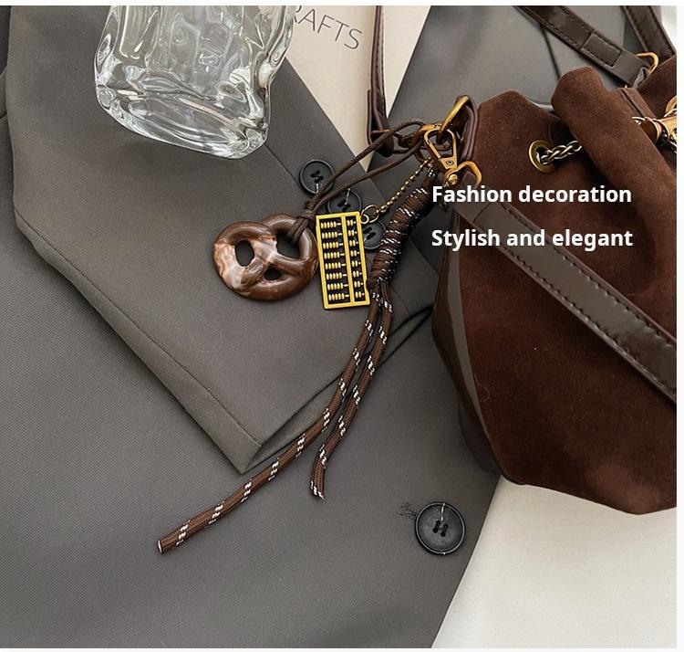 Women's Vintage Crossbody Bag - Bucket Purse with Adjustable Strap, Drawstring Closure, Coffee Brown/Black - Handheld Shoulder Bag for Everyday, Formal, Special Events - Durable Women's Purse, Crossbody Purse, Evening Event Accessory