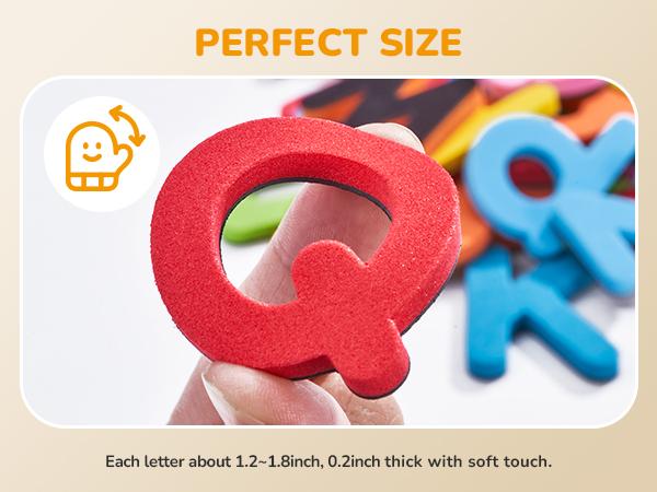 JoyCat Classroom Magnetic Letters Kit 234 Pcs with Double, Foam Alphabet Letters for Preschool Learning, Fridge ABC Education Toys, Educational Tools