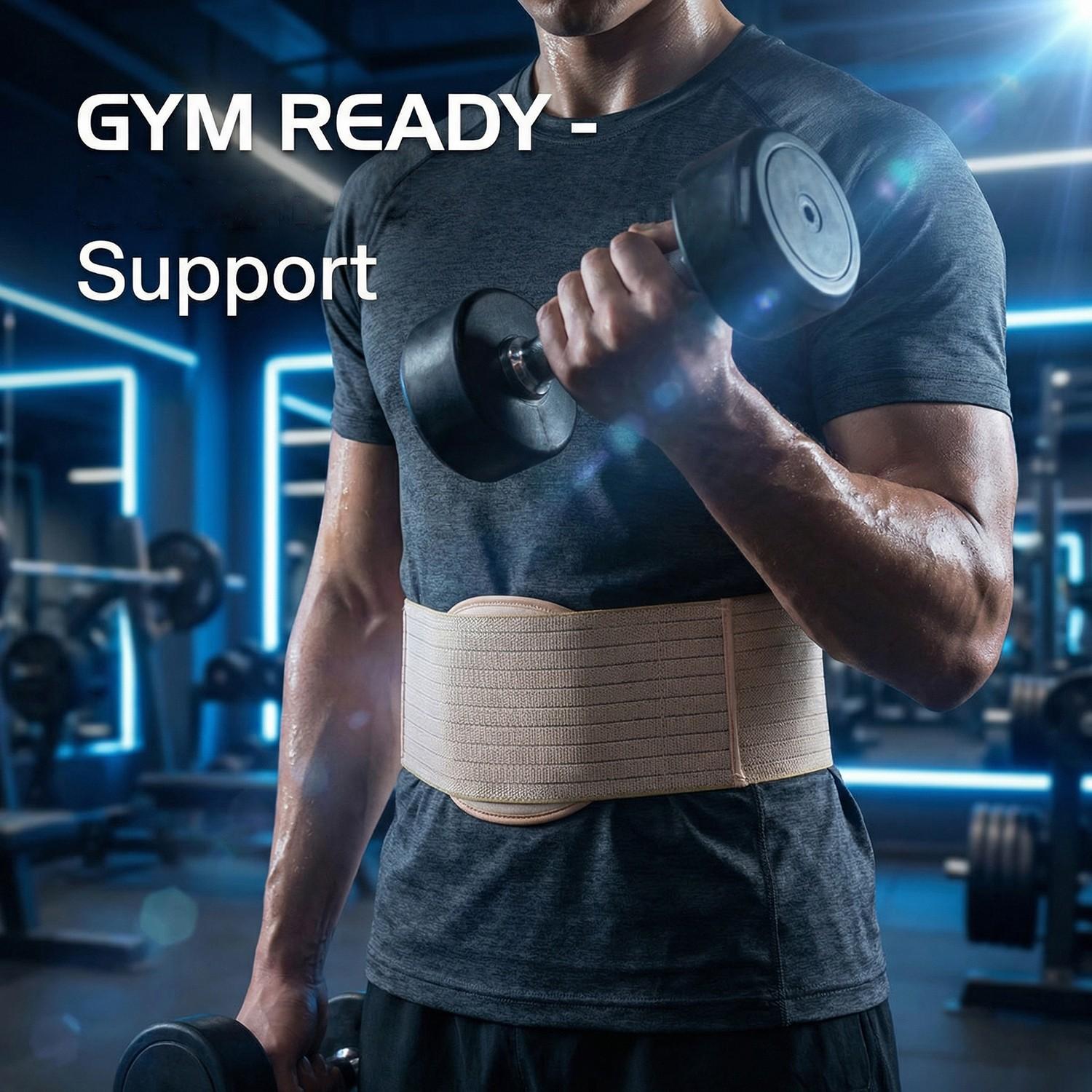 Adult Hernia Belt,Breathable Belly Button Hernia Support Brace With Compression Pad for Small Intestine Gas and Indirect Hernia