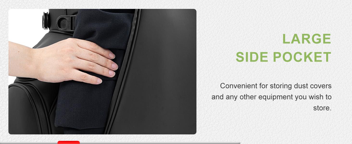 14 Way Golf Stand Bag, Lightweight Golf Bag for Men & Women, Premium Leather Golf Club Bags with Padded Ergonomic Double Strap, Full Length Dividers, Multiple Pockets Waterproof Design 14 Way Golf Stand Bag, Lightweight Golf Bag for Men & Women, Premium Leather Golf Club Bags with Padded Ergonomic Double Strap, Full Length Dividers, Multiple Pockets Waterproof Design