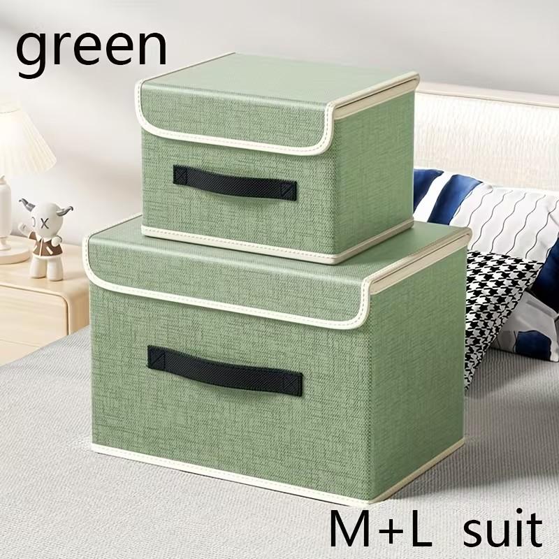 Convenient Storage Box, Multifunctional Organizer, Dustproof Foldable Container, Simple Design, Practical and Useful
