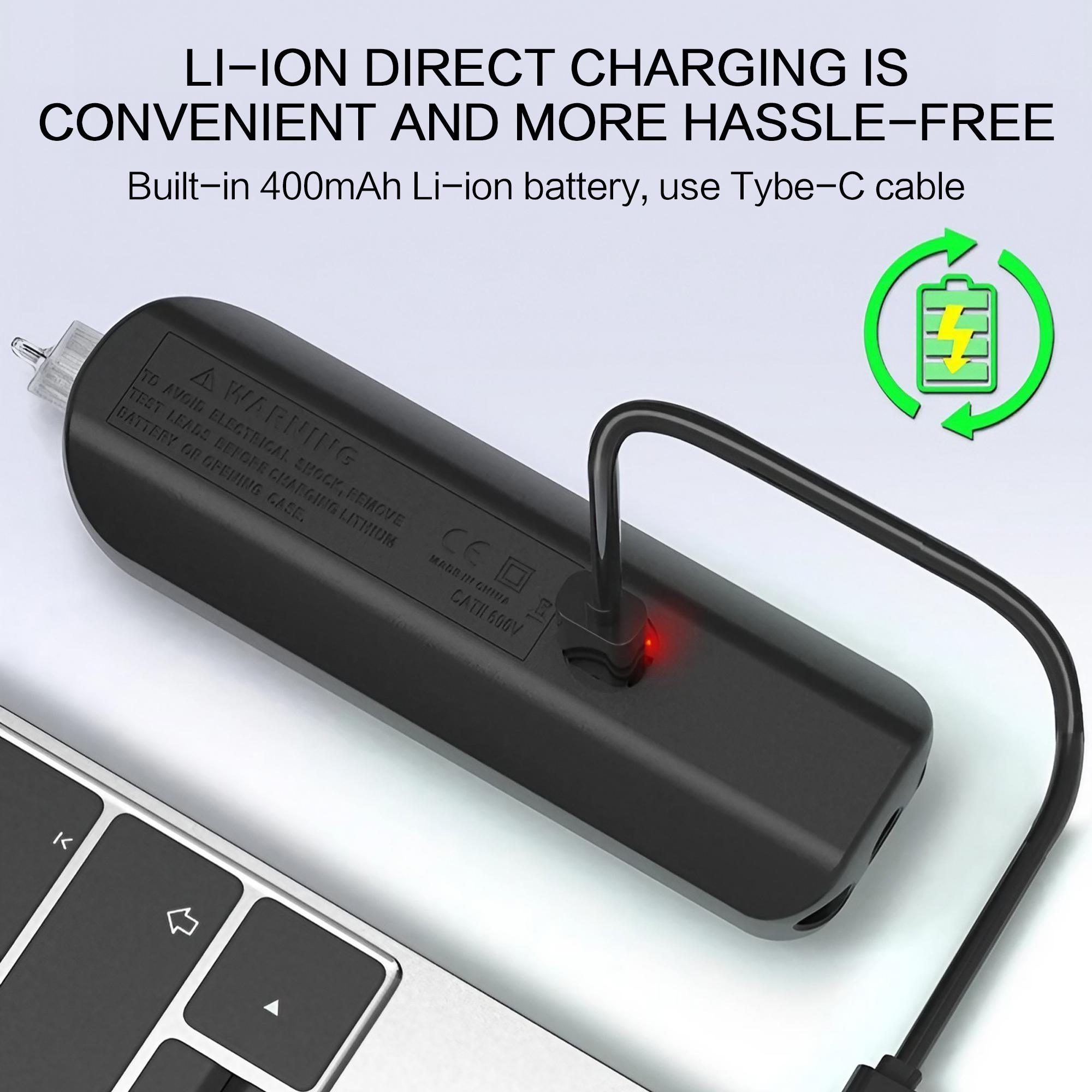 Pen-Type Smart Digital Multimeter, Auto Range, Large Screen Display, Capacitance Test, Voltage Detection, Portable Multi-Function Meter