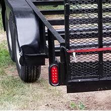 Nilight 6 Inch Oval Trailer Tail Light with flush Mount Grommets Plugs w/Mounting Brackets 2PCS Red Waterproof Stop Brake Turn Trailer Lights for RV Truck  dealsforyoudays Led Blinker