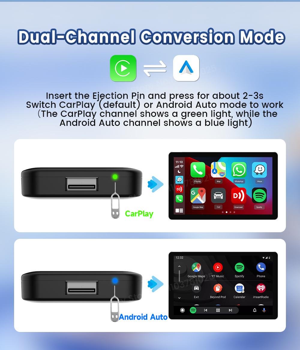 【BlackFriday】CarlinKit carplay adapter TBOX lite s, support Netflix - Watch TV Shows car Online, Plug and Play Online Audio Streaming Retains Original Controls HDMI Output