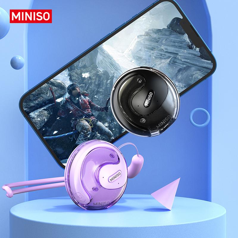 Miniso X15Pro Wireless Headphones Bluetooth 5.4 Sport Earphone HIFI Sound Quality