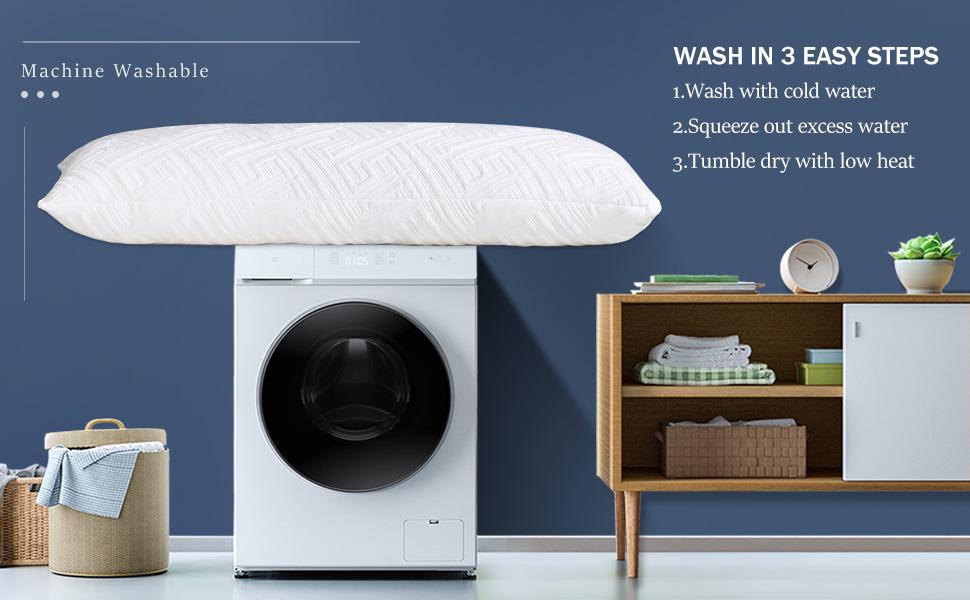 Downluxe Memory Foam Body Pillows for Adults - Full Body Pillow for Side and Back Sleepers, 20 x 54, White,#TikTokShopBlackFriday