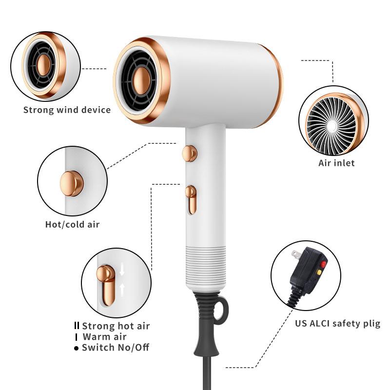 Hair Dryer with Diffuser Kit, 1 Set Powerful Hair Dryer with Comb and Diffuser, Lightweight, Suitable for Straight and Curly Hair, Perfect for Home, Travel, and Salon Use, Blow Dryer, Multifunctional Hair Dryer