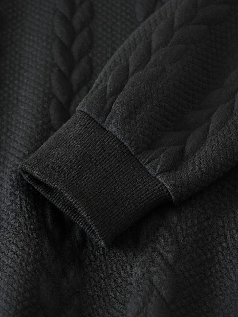 2-Pack Men's Half-Zip Pullover Sweaters, Cable Knit Collared Tops, Soft Warm Casual Long-Sleeve Outfits for Fall/Winter Daily Wear & Fashion Styles