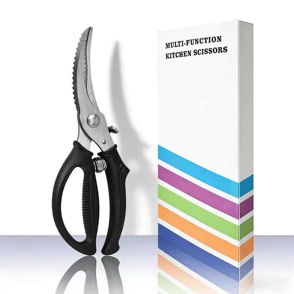 Dobeli Multifunctional 3CR14 Power Chicken Bone Scissor Household Kitchen Vegetable Dissect Fish Maw Scaler Food Cutting Tool