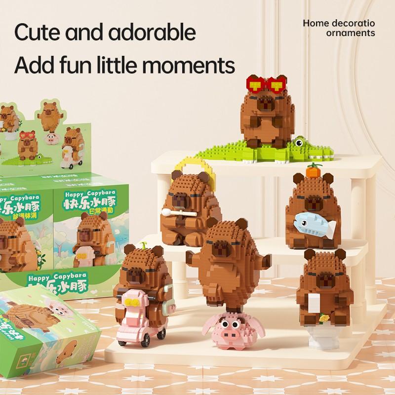 Creative Dolphin Building Block Set, Made From Microgranule Abs Material, Desktop Decoration, Perfect Gift for Girlfriend Birthday Christmas Halloween