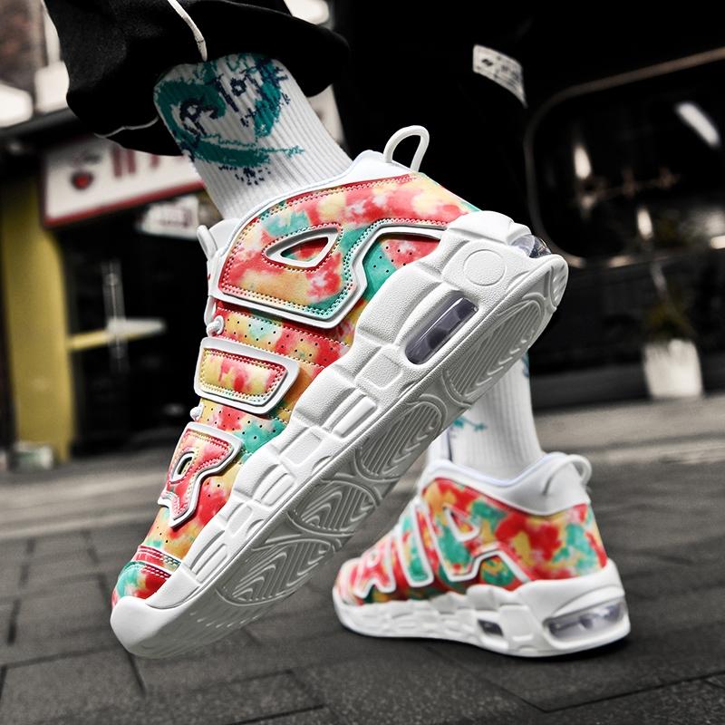 Unisex Fashion Casual Sports Shoes, Stylish Basketball Shoes, Shock Absorption Comfortable Shoes, Sizes 36-47, Men and Women