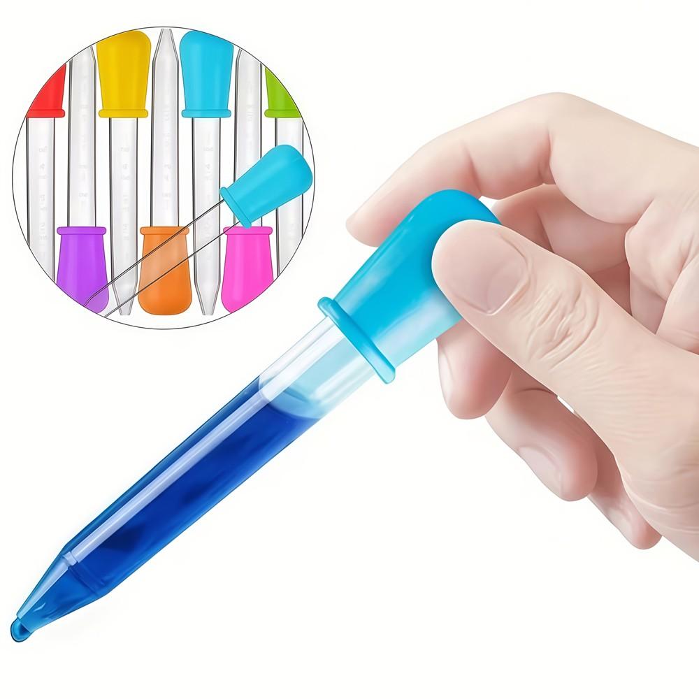 Laboratory Classroom Experiment Kit, 4 Measuring Cups, 4 Syringes, 4 Pipettes, 4 Test Tubes, 1 Test Tube Rack, First Choice Lab Tools