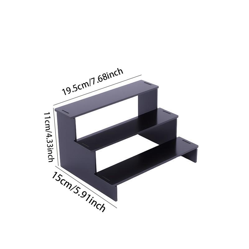Acrylic Multi-Layer Display Rack, Tool-Free Assembly, Perfume Showcase Box, Figure Organizer, Spice Storage Holder