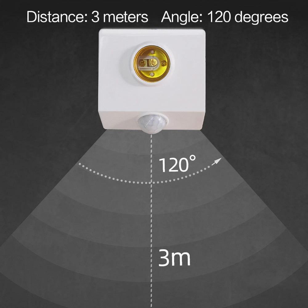 Smart human sensor e27 bulb; auto on/off with motion detection, energy efficient, ideal for Hallway Garage Indoor Outdoor Lighting Convenience