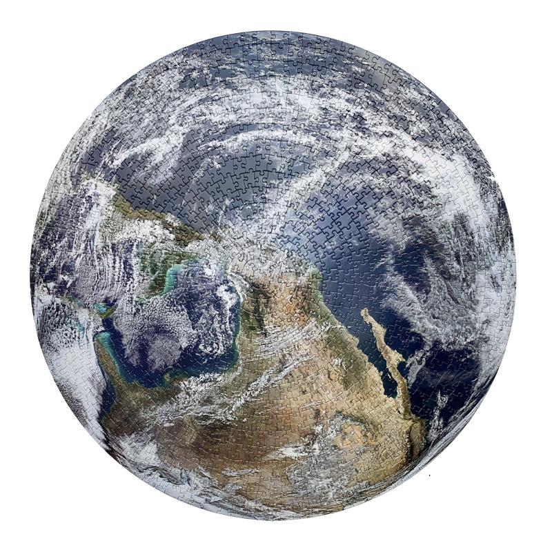 Space Moon Jigsaw Puzzle 1000 Pieces, Telescope Planet Design, High-Resolution Matte Finish, Durable & Sturdy, Perfect Gift for Adults, Puzzle Game