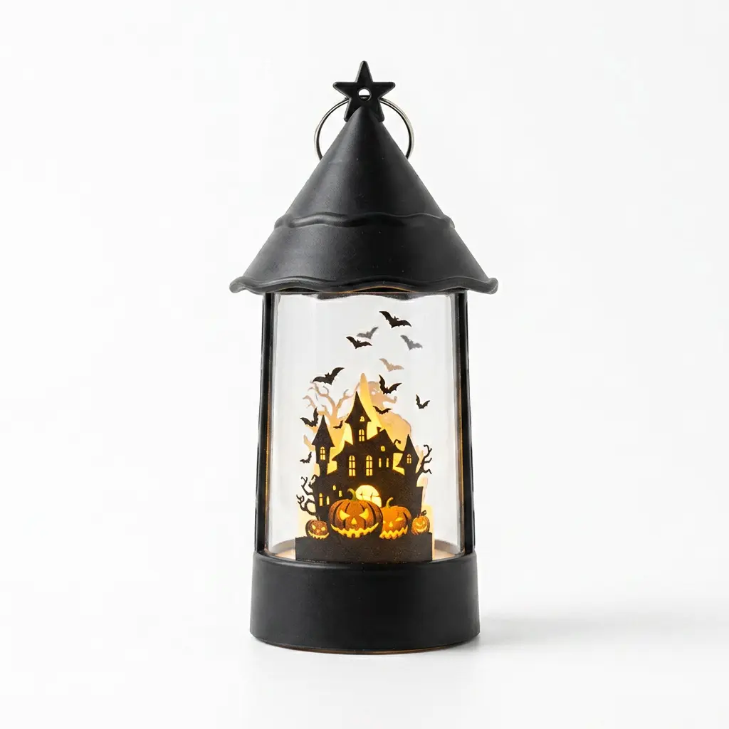 Portable Multi-Use Light, Halloween Thematic Decor Electronic Candle - Castle, Grim Reaper, Scarecrow Design Outdoor Party Camping Lantern Prop (Sports & Outdoor, Camping & Hiking, Lights & Lanterns)