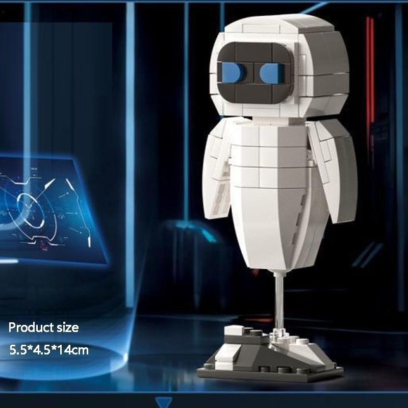 Cute Mini Robot Model Building Kit, Desktop Decoration Collection Display, Holiday Birthday Gift, Fun Assembly Set