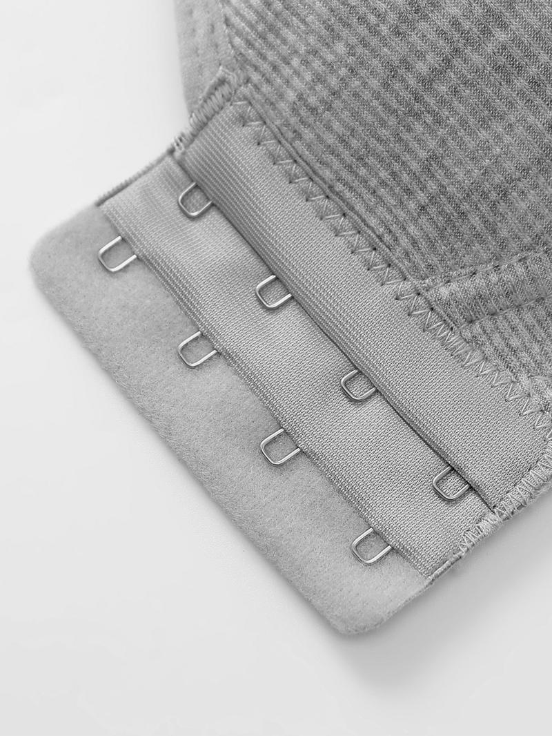 J 2/3/4PCS/ EssElegance Adjustable Front Closure Push-Up Bra Wire-Free Cross-Back, Seamless & Side Support for Daily Wear, Spring-Summer ComfoMrt Breathable Everyday Breathable Everyday Womenswear Bridal Rider Basic Minimalist ModestSkip intense workouts