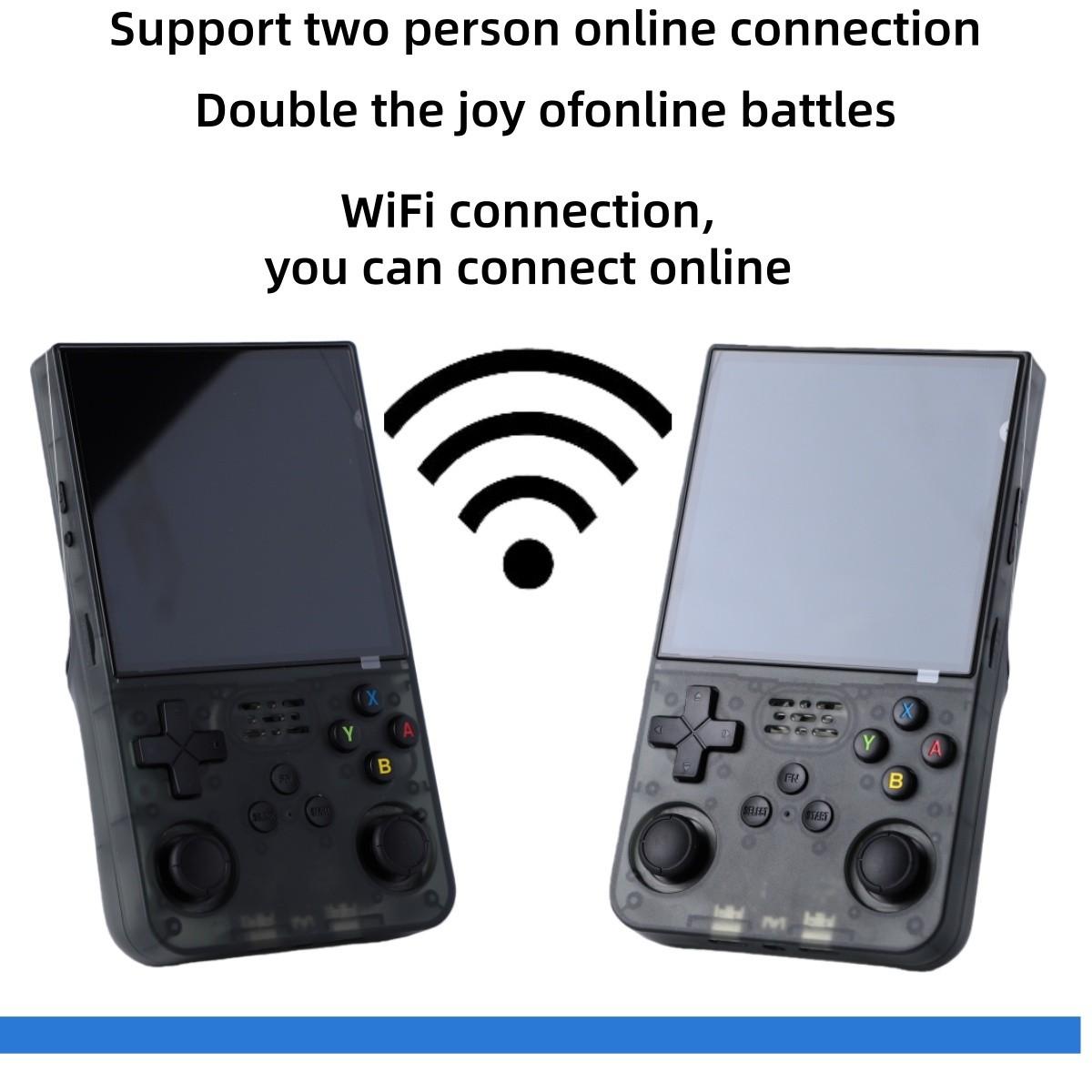 K40max Retro Handheld Gaming Console, 4 Inch HD Color Screen, Portable Rechargeable Long-Lasting, Smooth Control Joystick, Ergonomic Grip Design