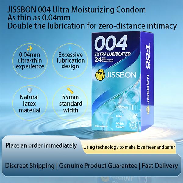 JISSBON 0.04mm ultra-thin, ultra-lubricated condoms, 55mm large size condoms, double lubrication fit, ultra-lubricated for lasting smoothness, ultra- lubricated formula reduces friction for more comfort, ultra-thin fit for lasting smoothness. - TikTok Shop JISSBON 0.04mm ultra-thin, ultra-lubricated condoms, 55mm large size condoms, double lubrication fit, ultra-lubricated for lasting smoothness, ultra- lubricated formula reduces friction for more comfort, ultra-thin fit for lasting smoothness. - TikTok Shop