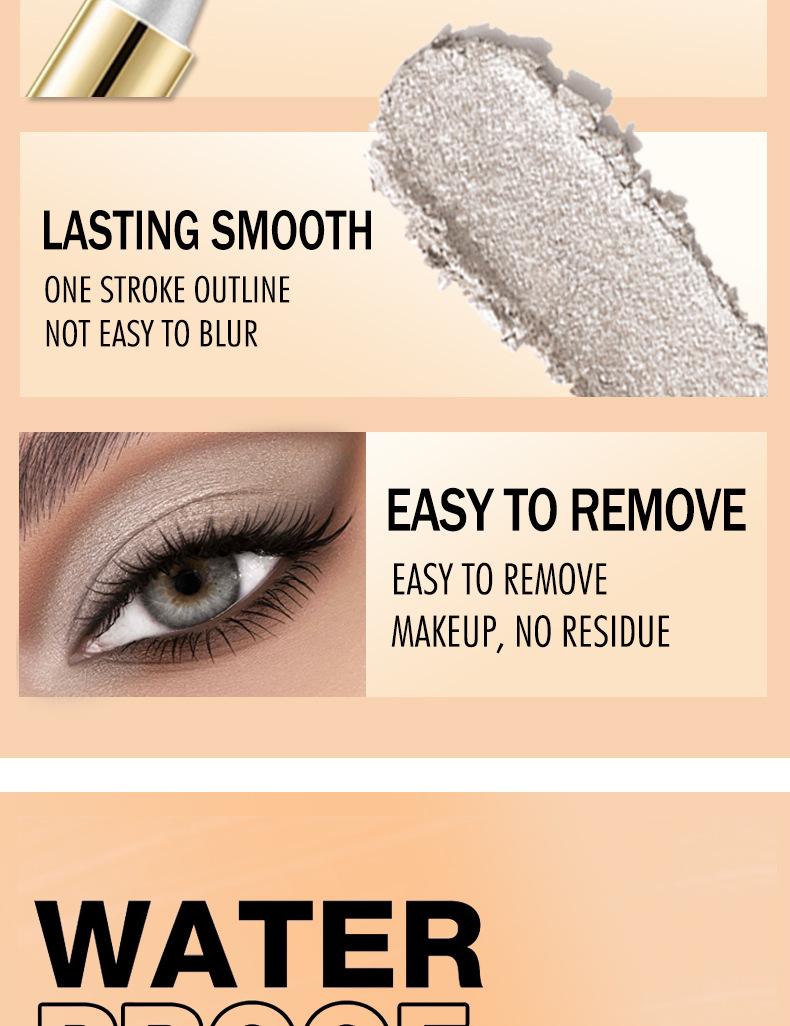 Multipurpose Solid Eyeliner Gel Pencil, Highly Pigmented Black Eyeliner and Lip Liner Pencil, Beginner-Friendly, Long-Lasting and Smudge-Proof, Glides on Smoothly for Effortless Application, Perfect Holiday Gift for Eye and Lip Cosmetic Lovers