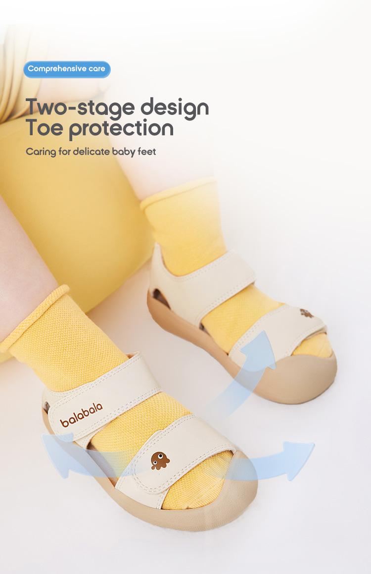 Balabala children's shoes children's sandals for boysand baby soft-soled summer girls' Toe Protection non-slip barefoot wide toe shoes Balabala children's shoes children's sandals for boysand baby soft-soled summer girls' Toe Protection non-slip barefoot wide toe shoes