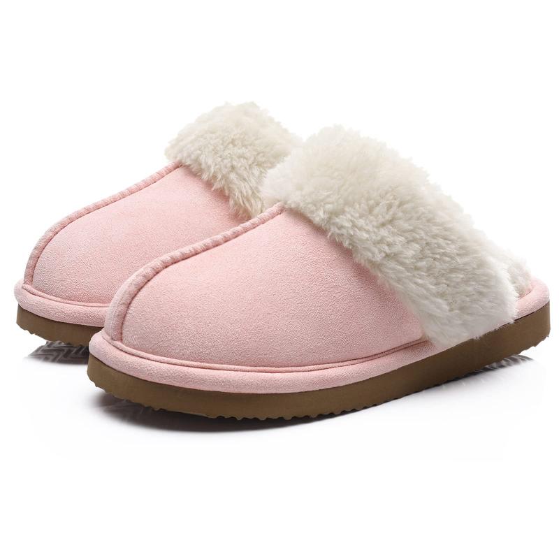 KIDMI Women's Fuzzy Slippers Memory Foam Slippers Waterproof upper Autumn Winter House Shoes Indoor and Outdoor Slippers Trendy Fluffy Bedroom Slides Plaform Short Plush Slippers Warm Walking Shoes